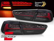 Full LED stražnja svjetla SEQ žmigavci (crvena) / Mitsubishi Lancer 8 limuzina (2007-2017)