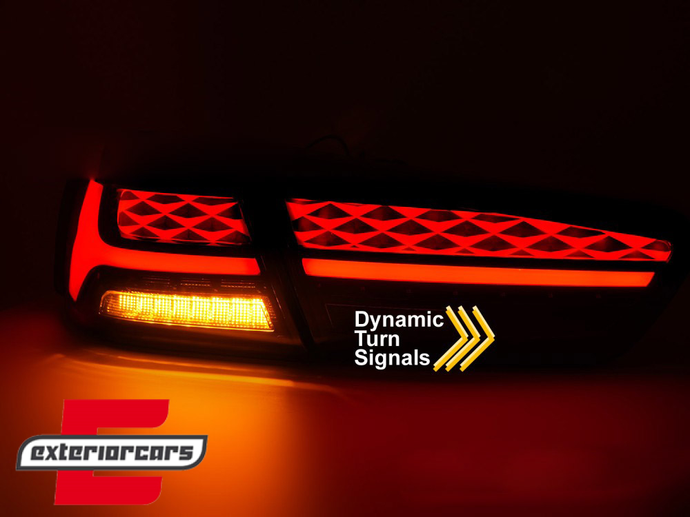 Full LED stražnja svjetla SEQ žmigavci (smoke) / Mitsubishi Lancer 8 limuzina (2007-2017) - Slika 3