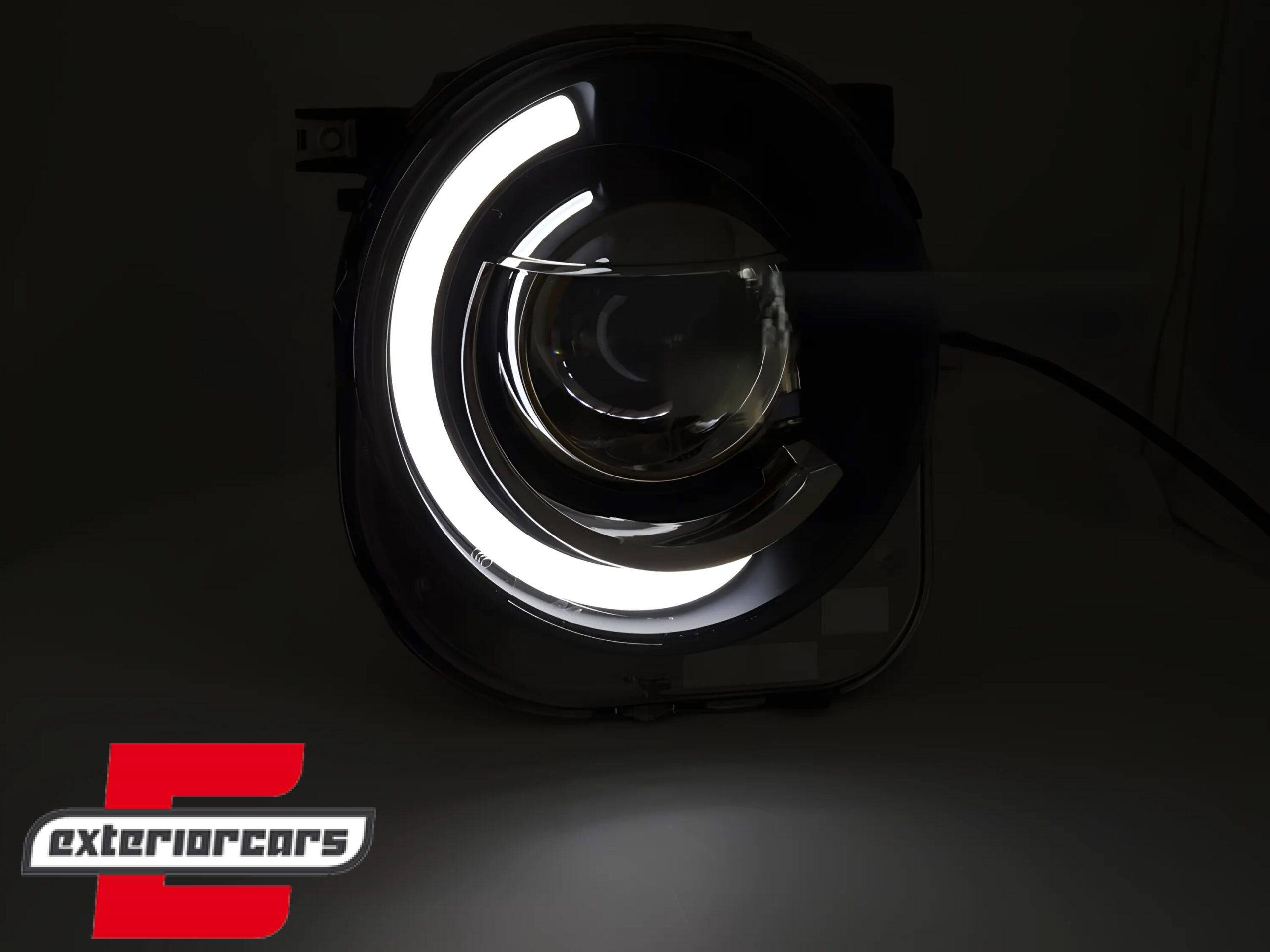 Prednja svjetla TubeLight dizajn (crna) / Jeep Renegade (2014-06.2018) - Slika 3