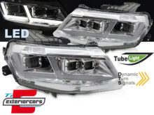 Full LED prednja svjetla SEQ žmigavci (chrome) / Chevrolet Camaro (2016-2018)