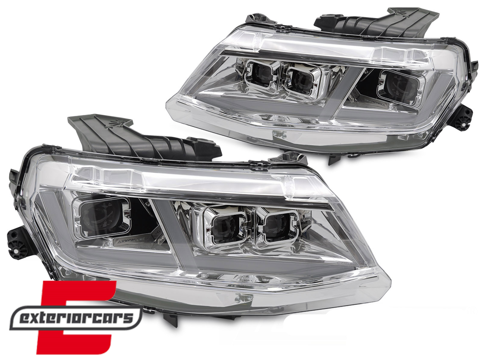Full LED prednja svjetla SEQ žmigavci (chrome) / Chevrolet Camaro (2016-2018) - Slika 2