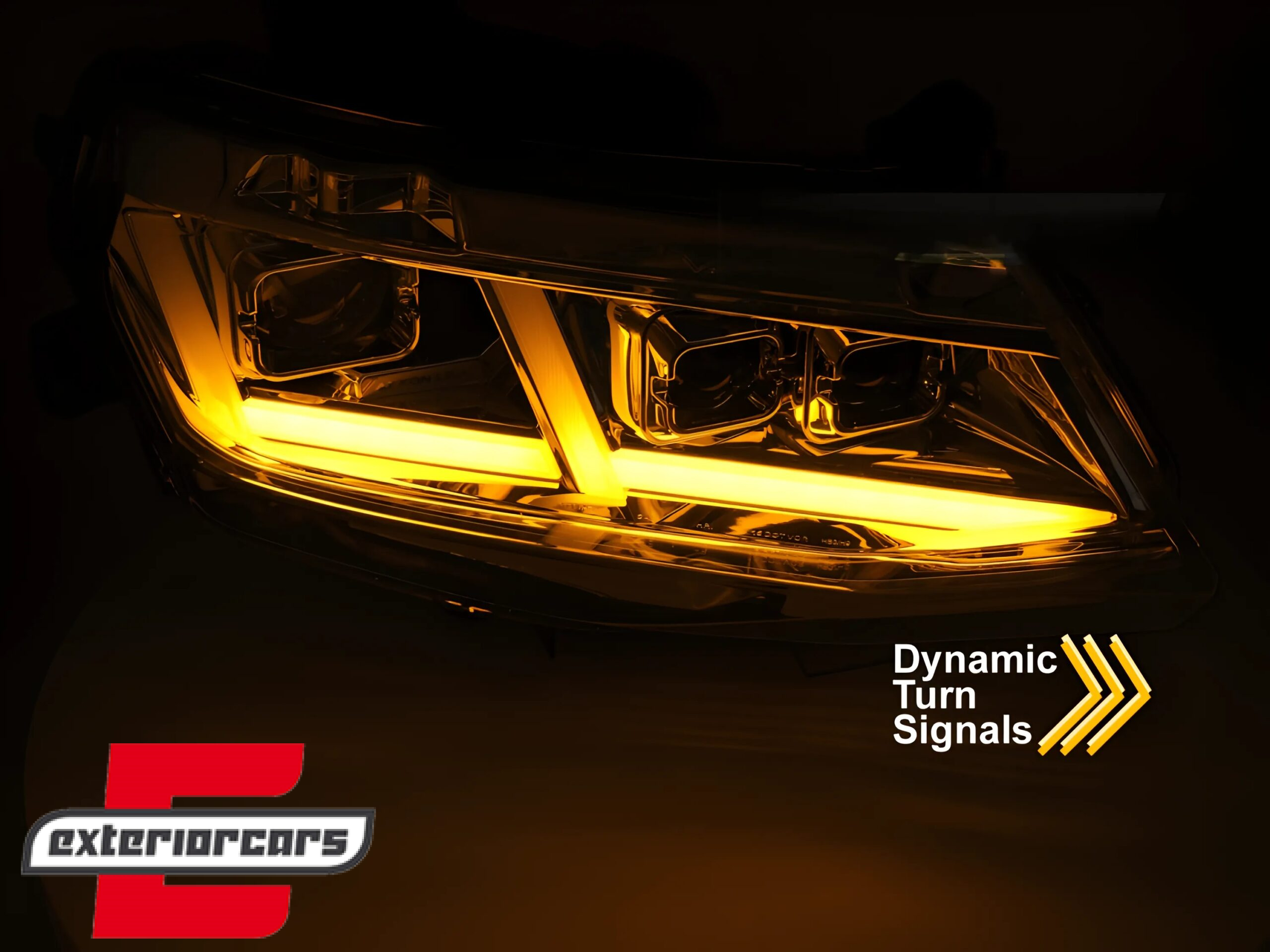 Full LED prednja svjetla SEQ žmigavci (chrome) / Chevrolet Camaro (2016-2018) - Slika 4