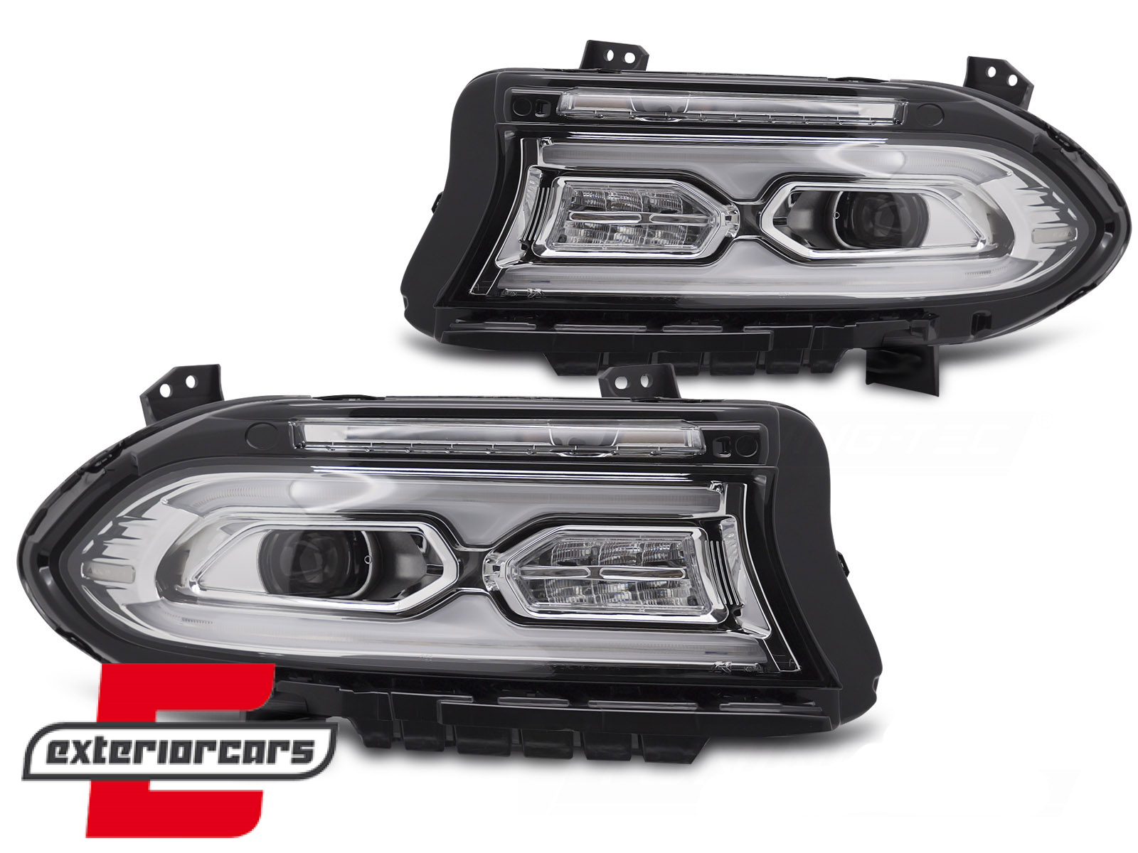 Full LED prednja svjetla TruDRL (chrome) / Dodge Charger (2014-2023) - Slika 2
