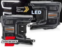 Full LED prednja svjetla SEQ žmigavci (crna) / FORD F150 Mk13 Facelift (2017-2020)