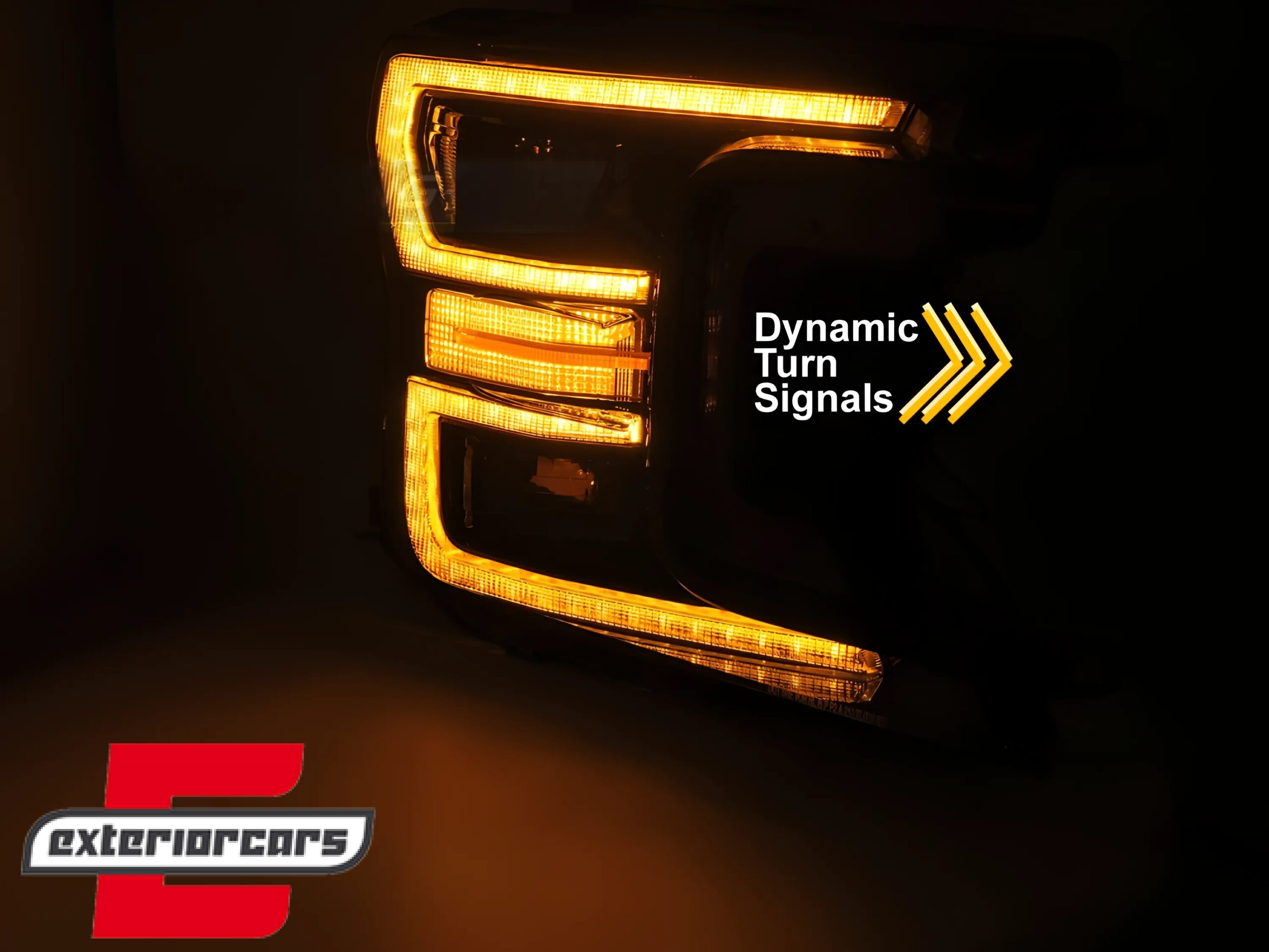 Full LED prednja svjetla SEQ žmigavci (crna) / FORD F150 Mk13 Facelift (2017-2020) - Slika 4