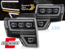 Full LED prednja svjetla SEQ žmigavci (crna) / FORD F150 MK12 (2008-2014)