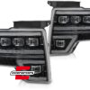 Full LED prednja svjetla SEQ žmigavci (crna) / FORD F150 MK12 (2008-2014) - Slika 2