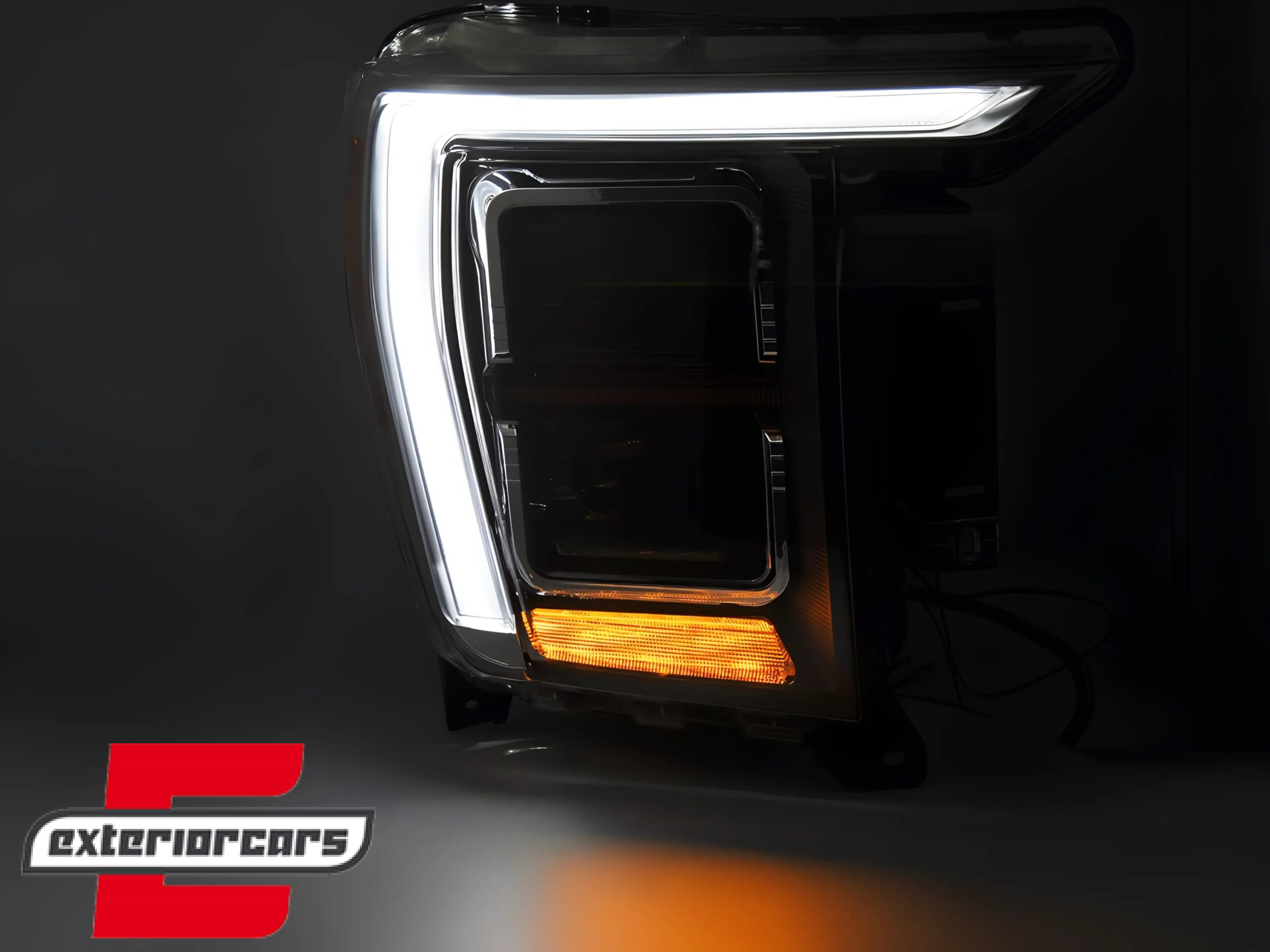 Full LED prednja svjetla TruDRL dizajn (crna) / FORD F150 Mk14 (2020-2023) - Slika 4