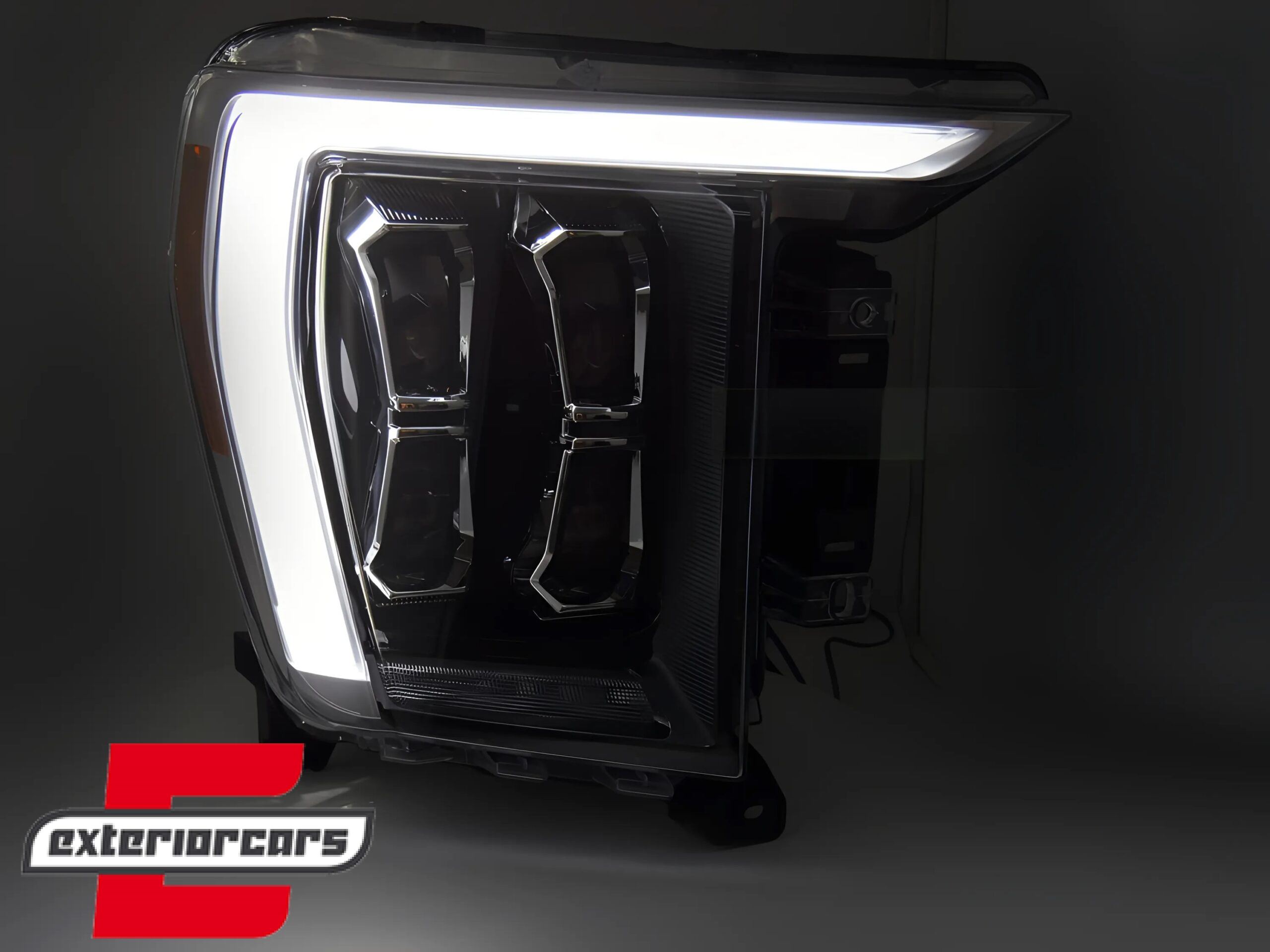 Full LED prednja svjetla TruDRL dizajn (crna) / FORD F150 Mk14 (2020-2023) - Slika 3