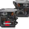 Full LED prednja svjetla TruDRL SEQ žmigavci (crna) / FORD F150 Mk13 (2014-2017) - Slika 2