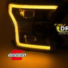 Full LED prednja svjetla TruDRL SEQ žmigavci (crna) / FORD F150 Mk13 (2014-2017) - Slika 3