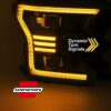 Full LED prednja svjetla TruDRL SEQ žmigavci (crna) / FORD F150 Mk13 (2014-2017) - Slika 4