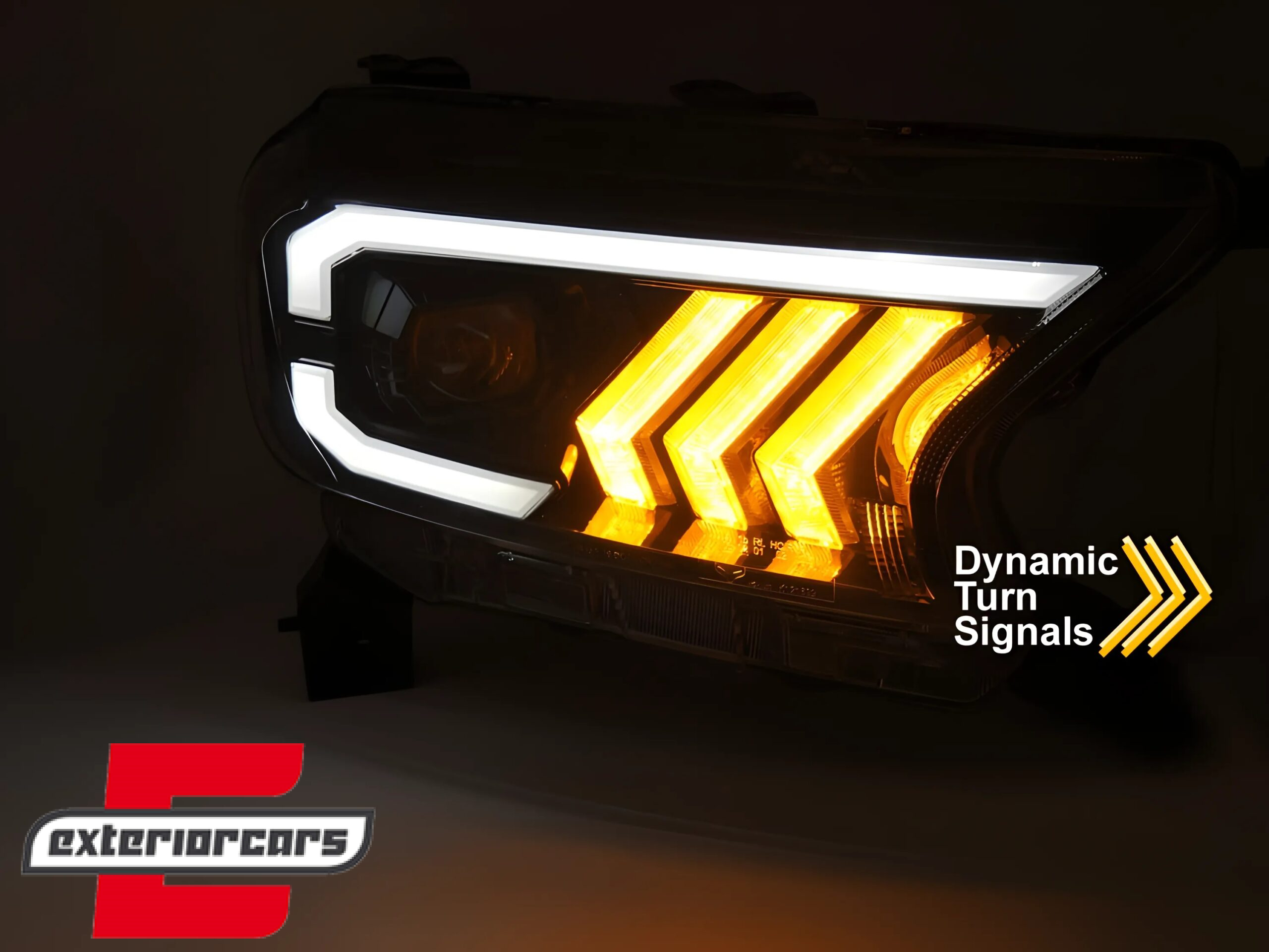Full LED prednja svjetla SEQ žmigavci (crna) / Ford Ranger (2015-2022) - Slika 4