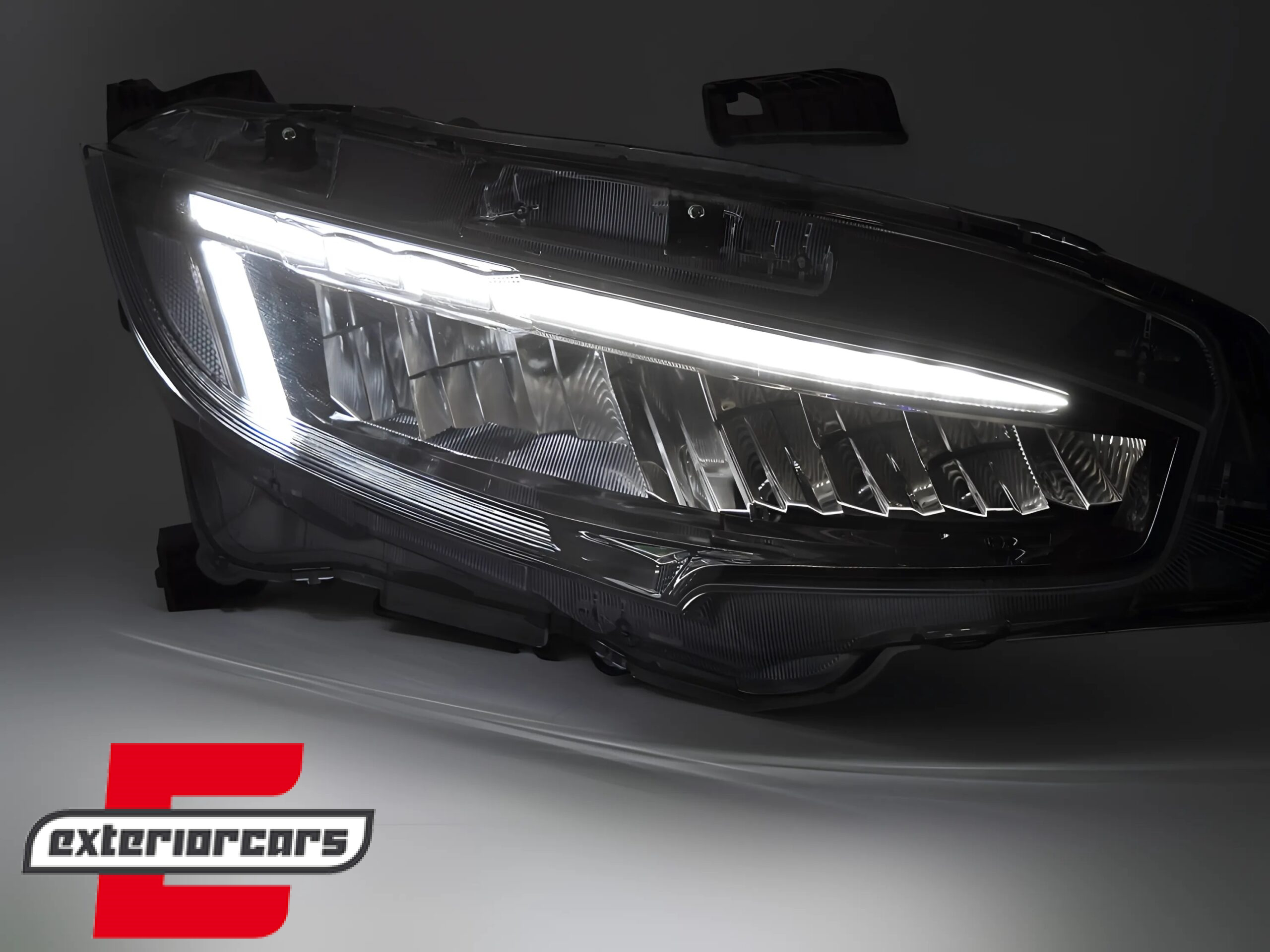 Full LED prednja svjetla SEQ žmigavci (crna) / Honda Civic Mk10 (2016-2021) - Slika 3