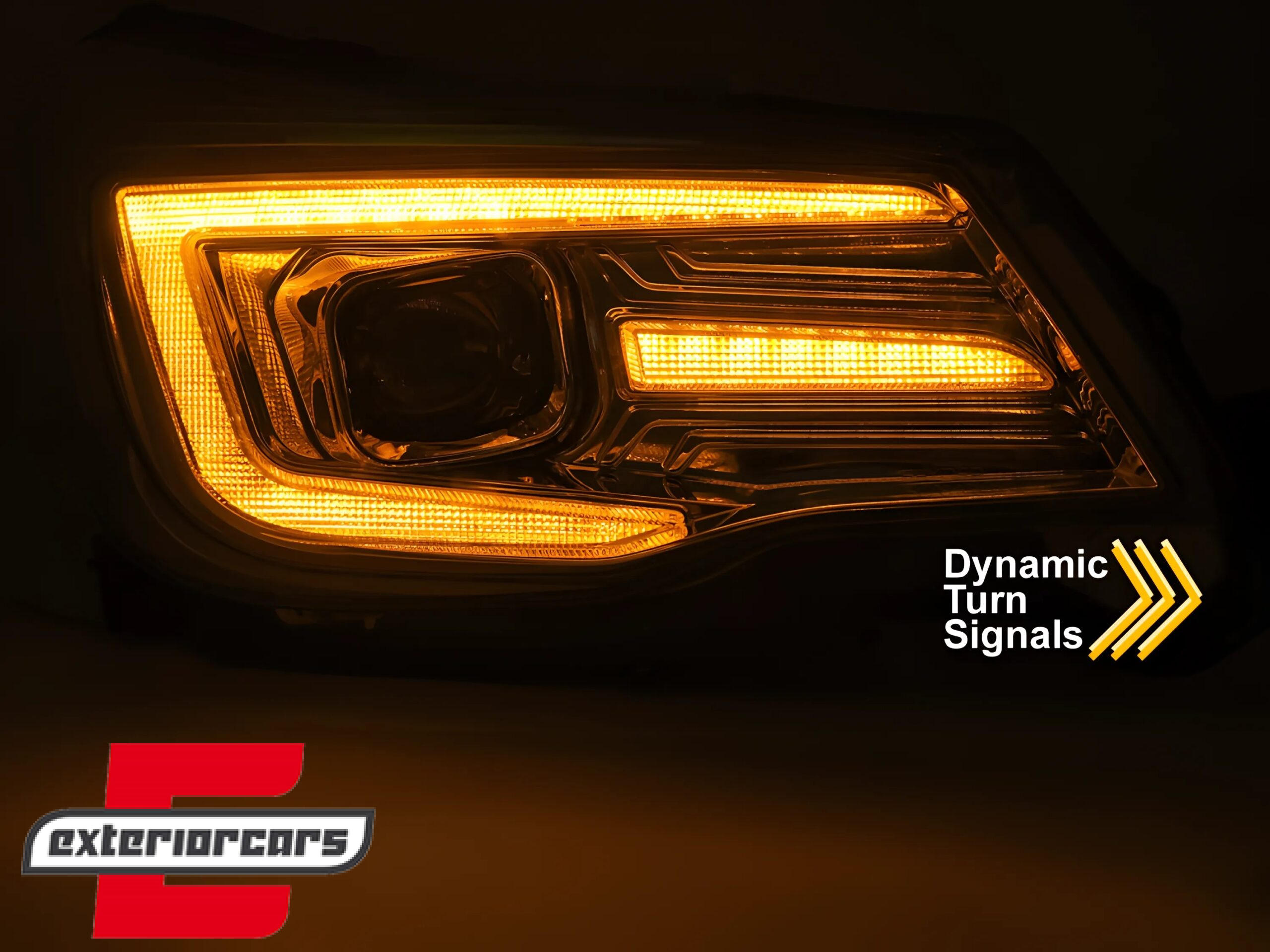 Prednja svjetla LED SEQ žmigavci TubeLight dizajn (chrome) / Subaru Forester IV (2013-2018) - Slika 4
