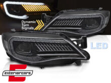 Full LED prednja svjetla SEQ žmigavci (crna) Subaru WRX (2008-2014)