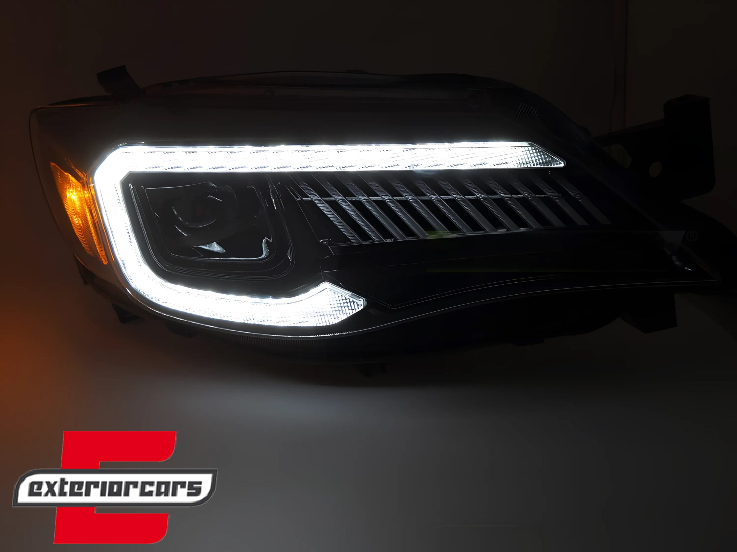 Full LED prednja svjetla SEQ žmigavci (crna) Subaru WRX (2008-2014) - Slika 3