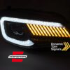Full LED prednja svjetla SEQ žmigavci (crna) Subaru WRX (2008-2014) - Slika 4