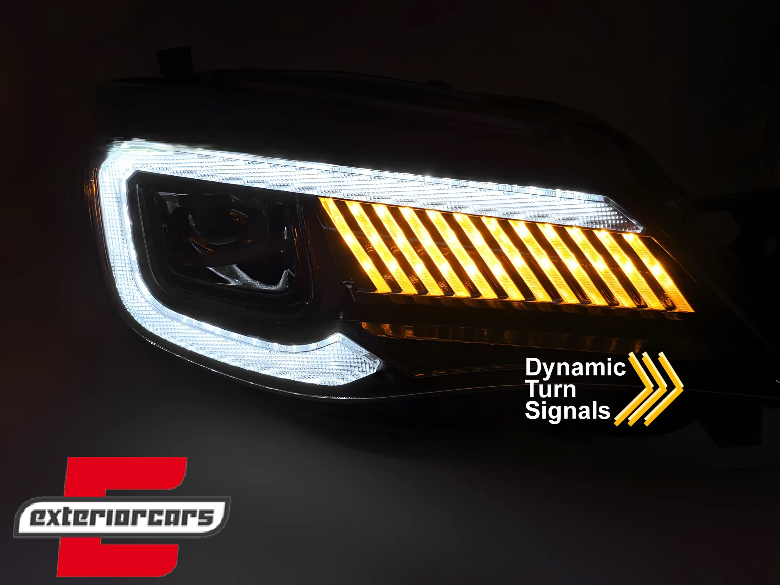 Full LED prednja svjetla SEQ žmigavci (crna) Subaru WRX (2008-2014) - Slika 4