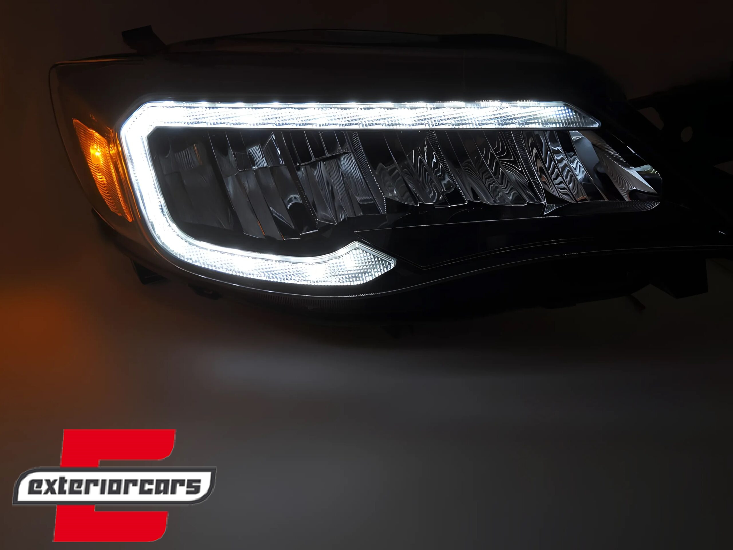 Full LED prednja svjetla SEQ žmigavci (crna) Subaru WRX (2008-2014) - Slika 3