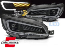 Full LED prednja svjetla SEQ žmigavci (crna) / Subaru WRX (2014-2021)