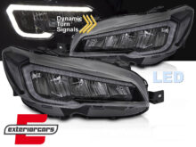 Full LED prednja svjetla SEQ žmigavci (crna) / Subaru WRX (2014-2021)
