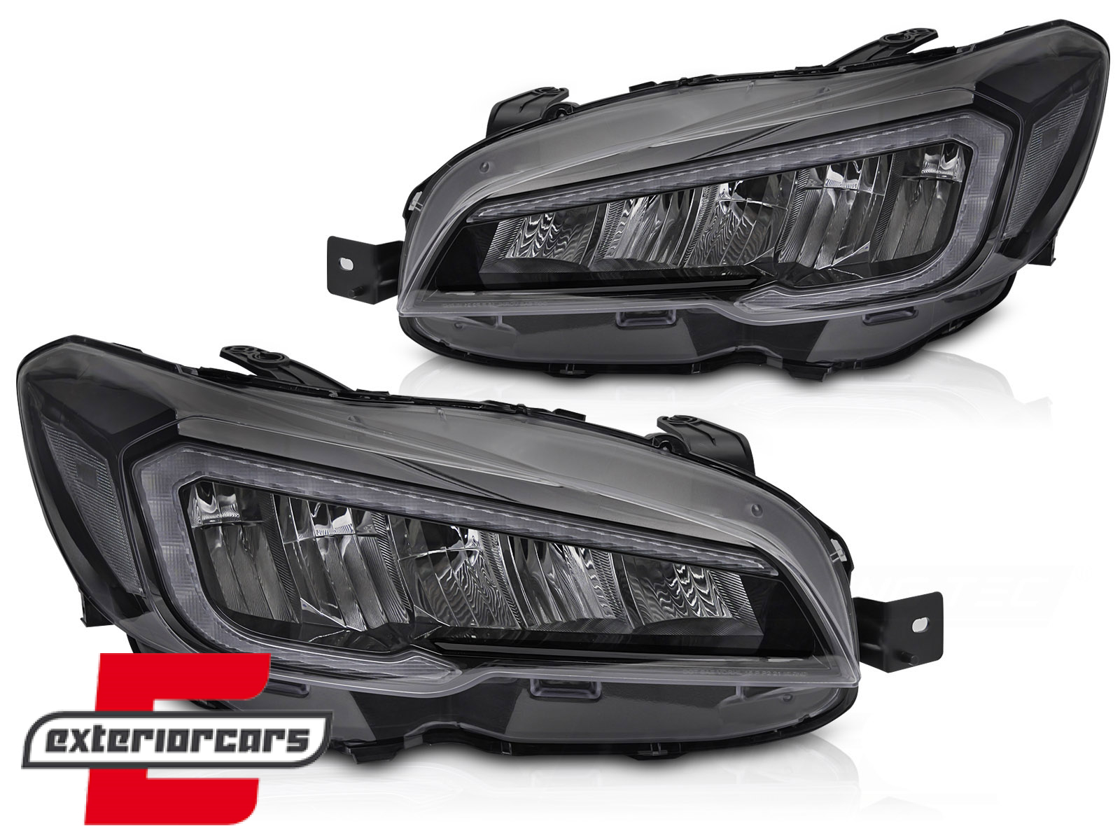 Full LED prednja svjetla SEQ žmigavci (crna) / Subaru WRX (2014-2021) - Slika 2