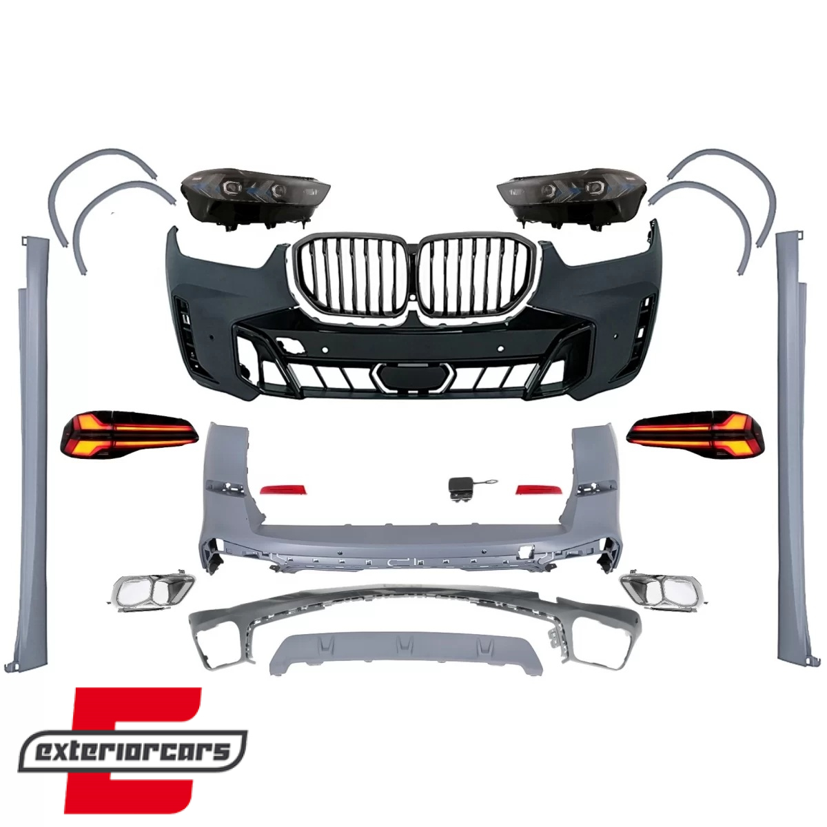 Bodykit za pretvorbu u LCI 2024 M paket dizajn / BMW X5 G05 (2019-2022)
