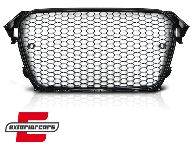 Prednja maska RS4 dizajn (piano crna) / Audi A4 S4 B8 Facelift (2012-2015) - Slika 2