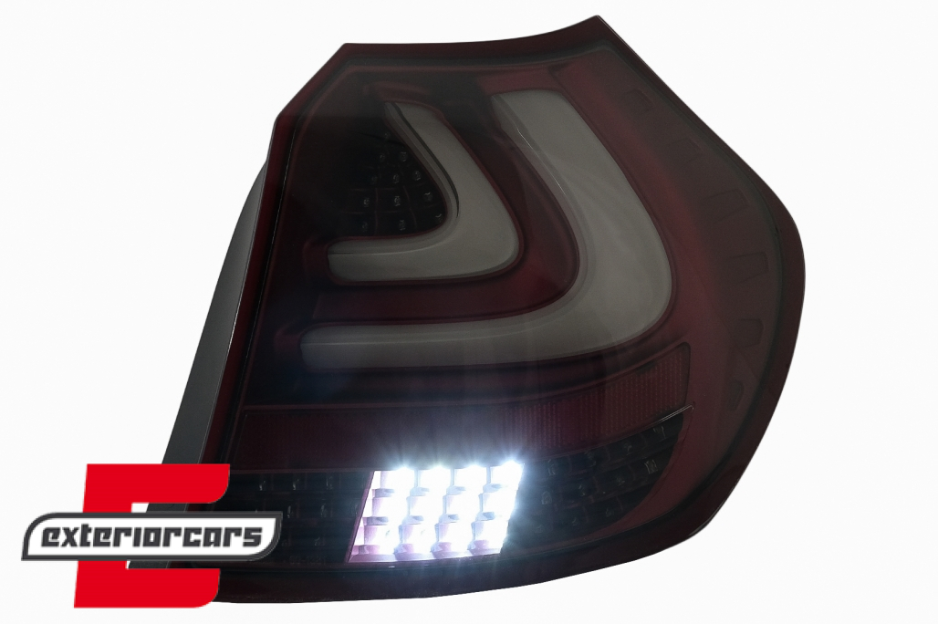 Full LED stražnja svjetla LedBar dizajn (crvena) / BMW serije 1 E81 E87 (2004-08.2007) - Slika 14
