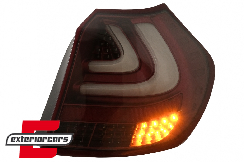 Full LED stražnja svjetla LedBar dizajn (crvena) / BMW serije 1 E81 E87 (2004-08.2007) - Slika 8