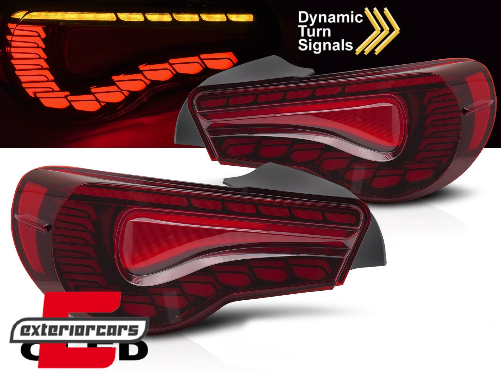 OLED Full LED stražnja svjetla SEQ žmigavci (crvena) / Toyota GT86 (2012-2021)