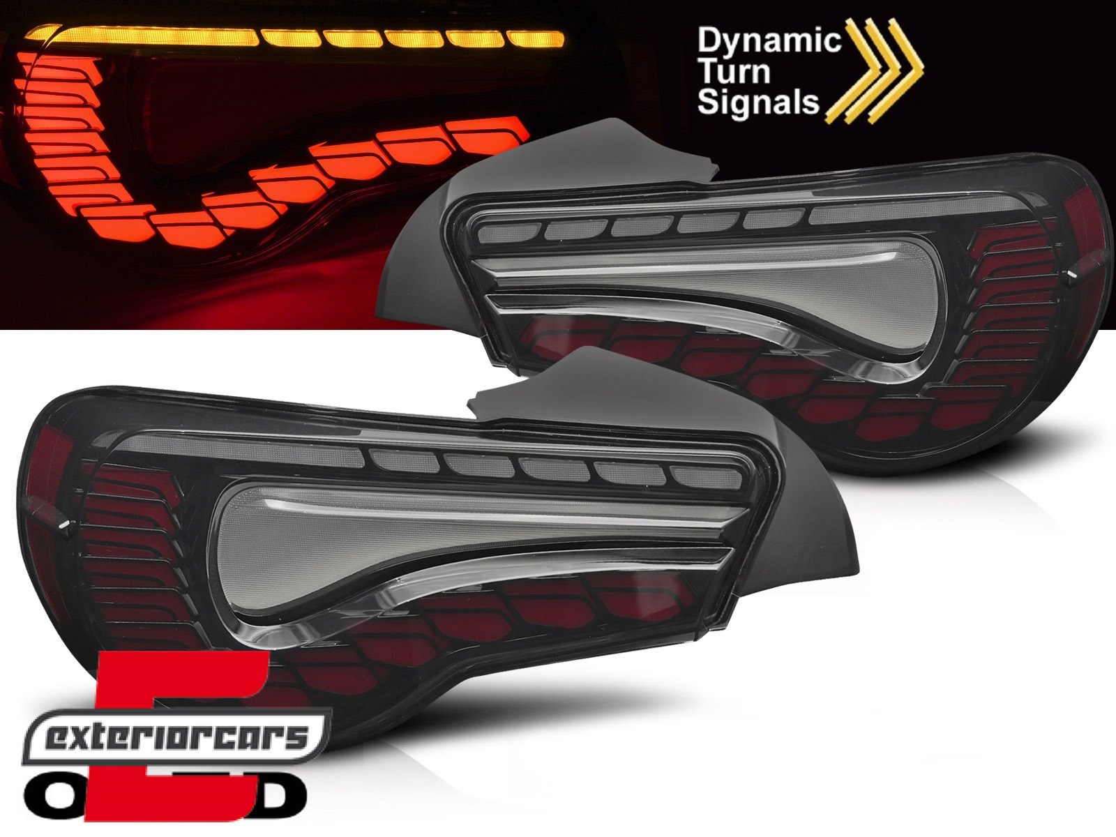 OLED Full LED stražnja svjetla SEQ žmigavci (smoke) / Toyota GT86 (2012-2021)