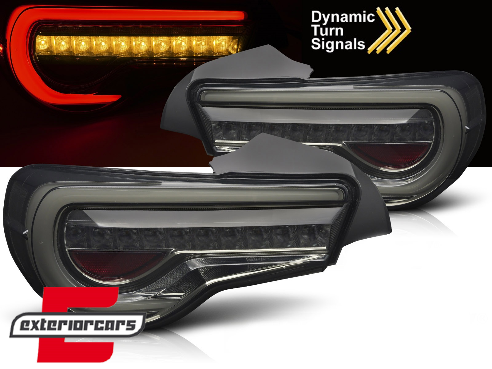 Full LED stražnja svjetla SEQ žmigavci (smoke) / Toyota GT86 (2012-2021)