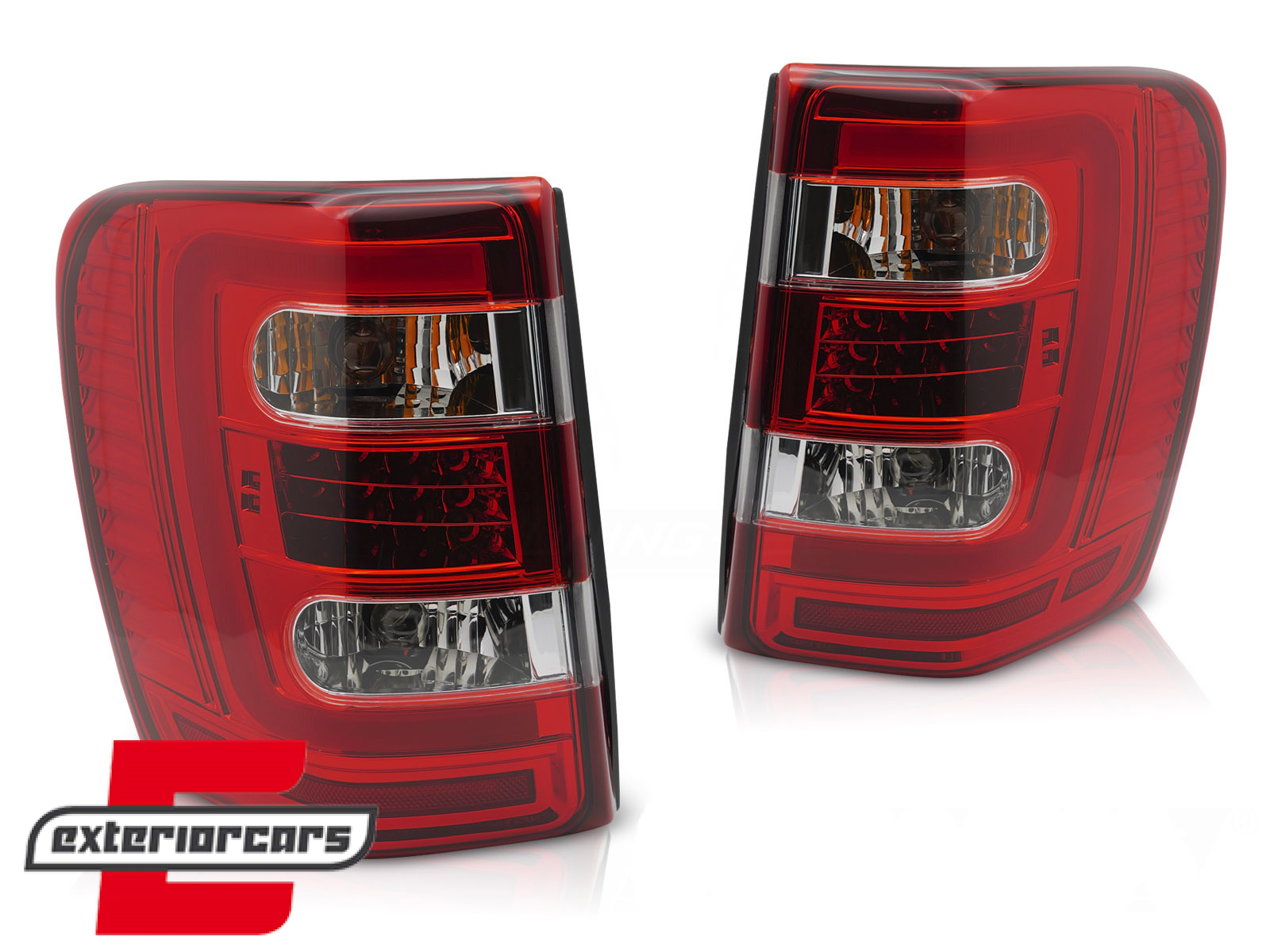LED stražnja svjetla (crvena/kristal) / Jeep Grand Cherokee (1999-05.2005) - Slika 2