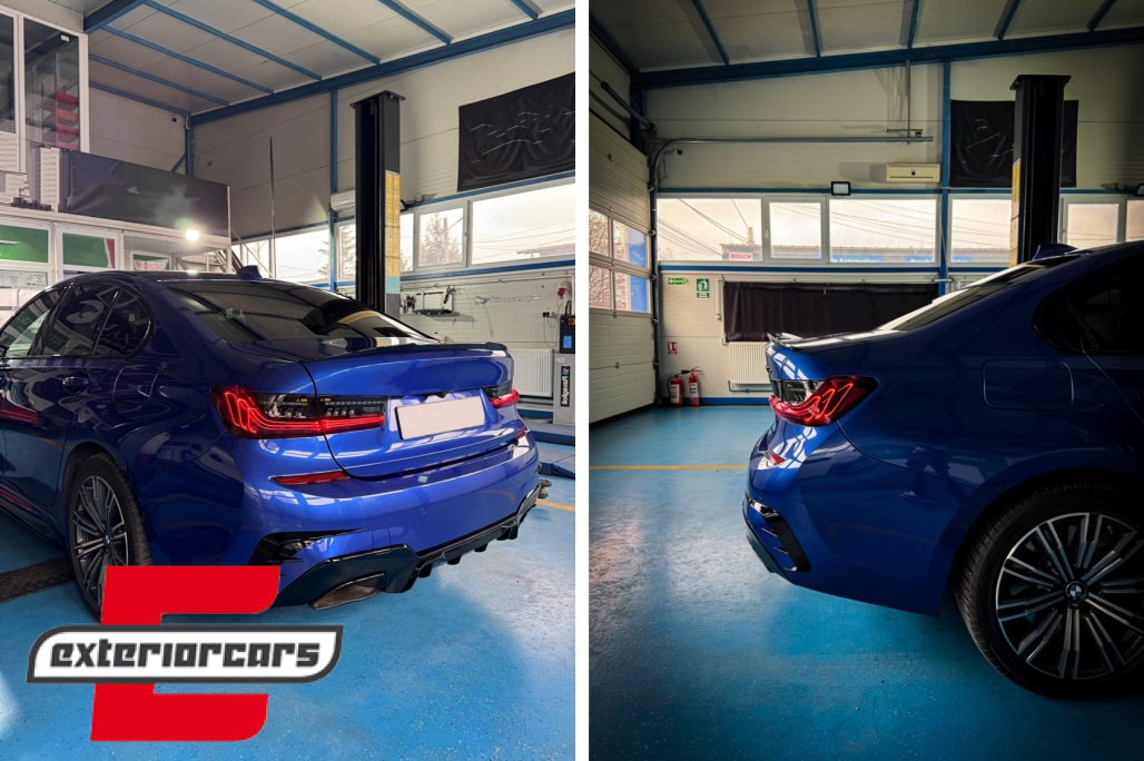 Full LED stražnja svjetla LASER look (crvena) / BMW serije 3 G20 limuzina (2018-2022) - Slika 25