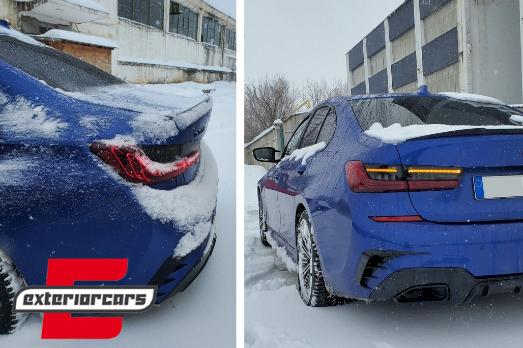Full LED stražnja svjetla LASER look (crvena) / BMW serije 3 G20 limuzina (2018-2022) - Slika 27