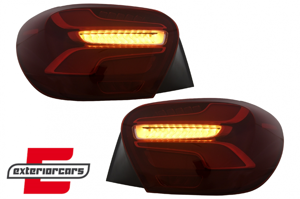 Full LED stražnja svjetla SEQ žmigavci Facelift dizajn (crvena) / Mercedes A-klasa W176 (2013-08.2015) - Slika 11