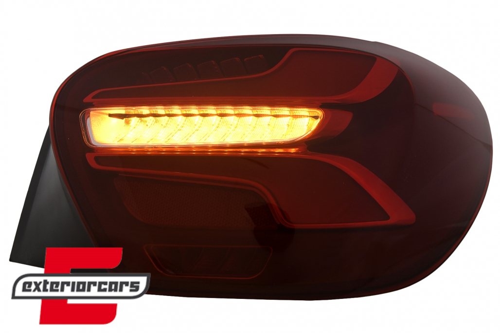 Full LED stražnja svjetla SEQ žmigavci Facelift dizajn (crvena) / Mercedes A-klasa W176 (2013-08.2015) - Slika 13
