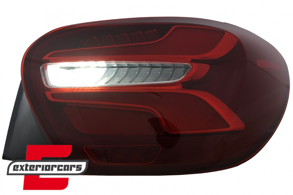 Full LED stražnja svjetla SEQ žmigavci Facelift dizajn (crvena) / Mercedes A-klasa W176 (2013-08.2015) - Slika 16
