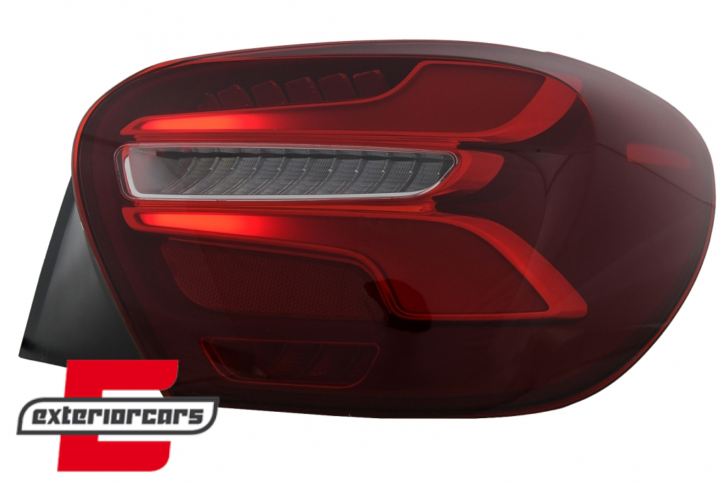 Full LED stražnja svjetla SEQ žmigavci Facelift dizajn (crvena) / Mercedes A-klasa W176 (2013-08.2015) - Slika 2