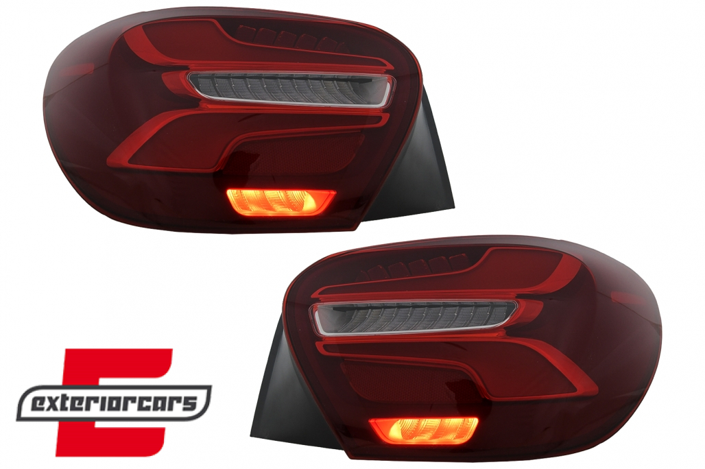 Full LED stražnja svjetla SEQ žmigavci Facelift dizajn (crvena) / Mercedes A-klasa W176 (2013-08.2015) - Slika 9