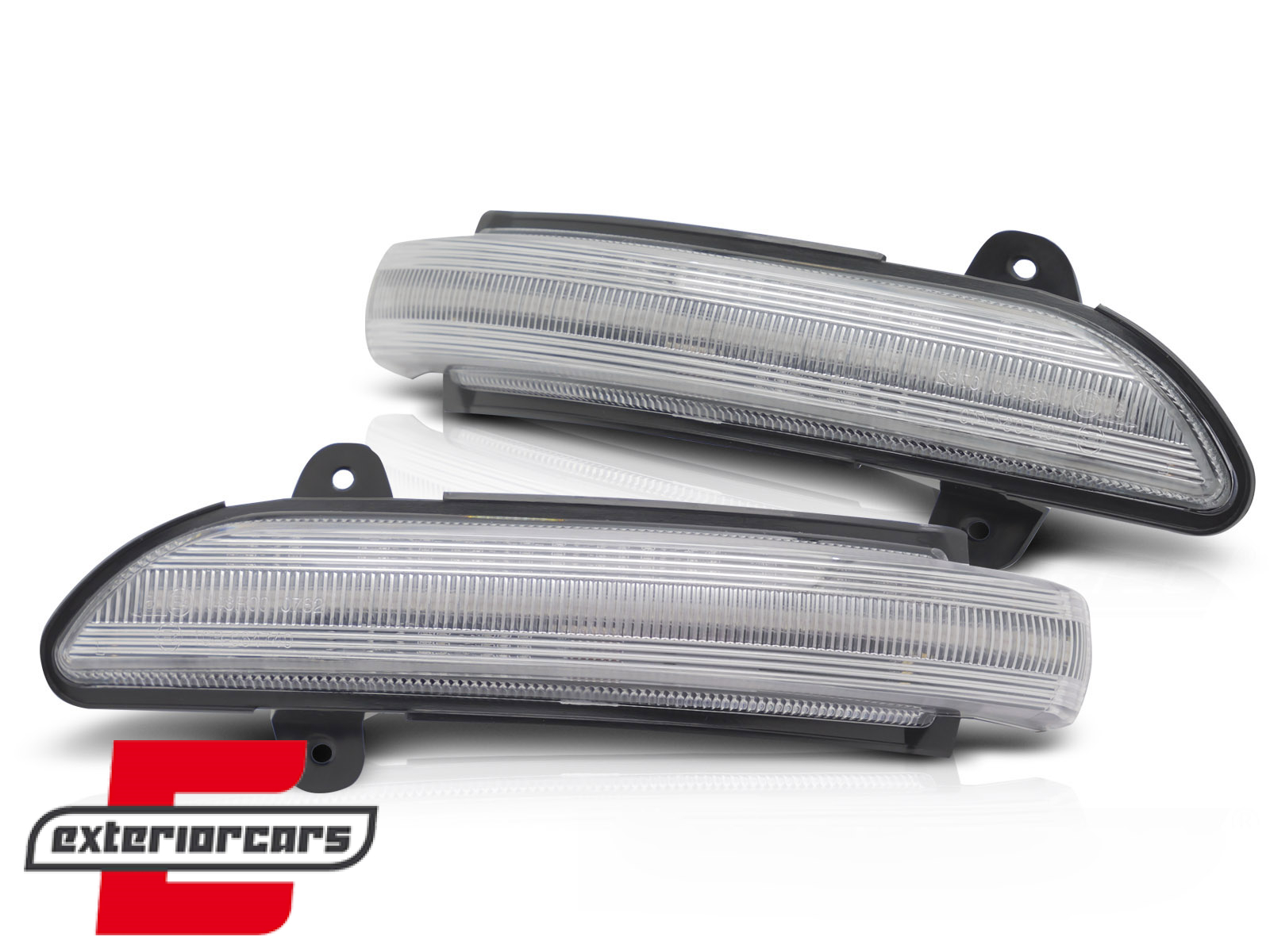 Žmigavci u retrovizoru LED SEQ (bijela) / Mercedes E klasa S211 W211 CLS klasa W219 S klasa W221 CL klasa C216 - Slika 2