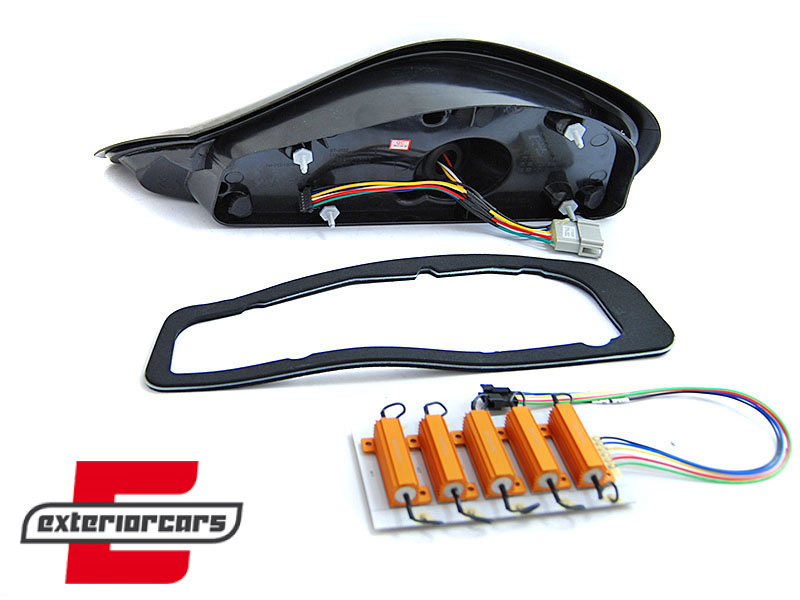 Full LED stražnja svjetla SEQ žmigavci (crna/crvena) / Porsche Boxster 986 (1996-2004) - Slika 5