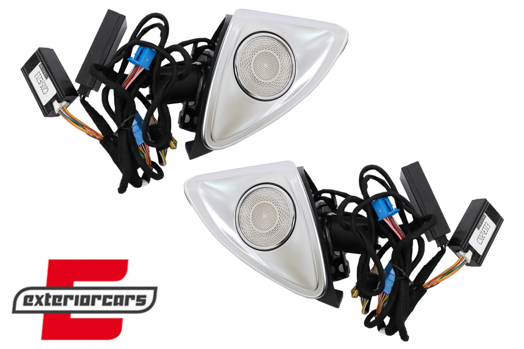 LED 4D rotirajući visokotonci na prednjim vratima 64 boje / Mercedes S-klasa W222 (2013-2020)