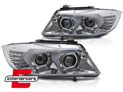 Full LED prednja svjetla (chrome) / BMW serije 3 E90 limuzina E91 karavan (03.2005-08.2008) - Slika 2