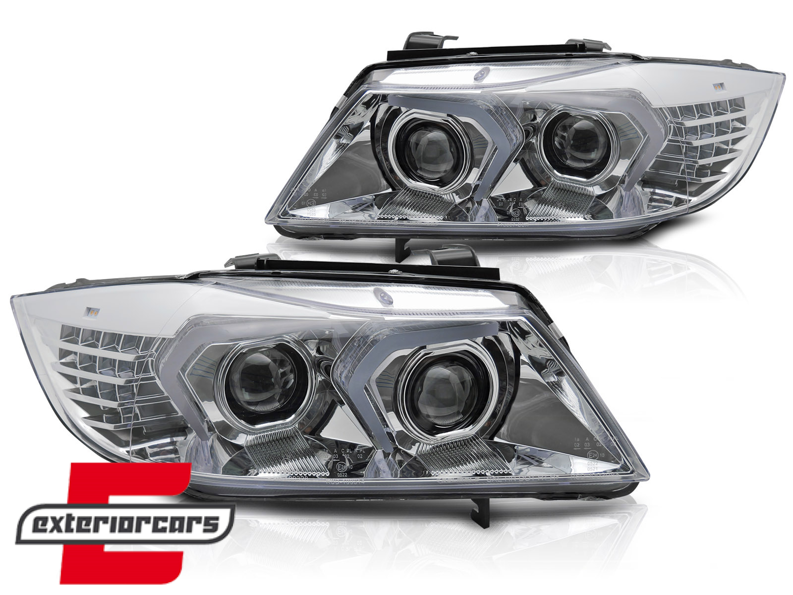 Full LED prednja svjetla (chrome) / BMW serije 3 E90 limuzina E91 karavan (03.2005-08.2008) - Slika 2