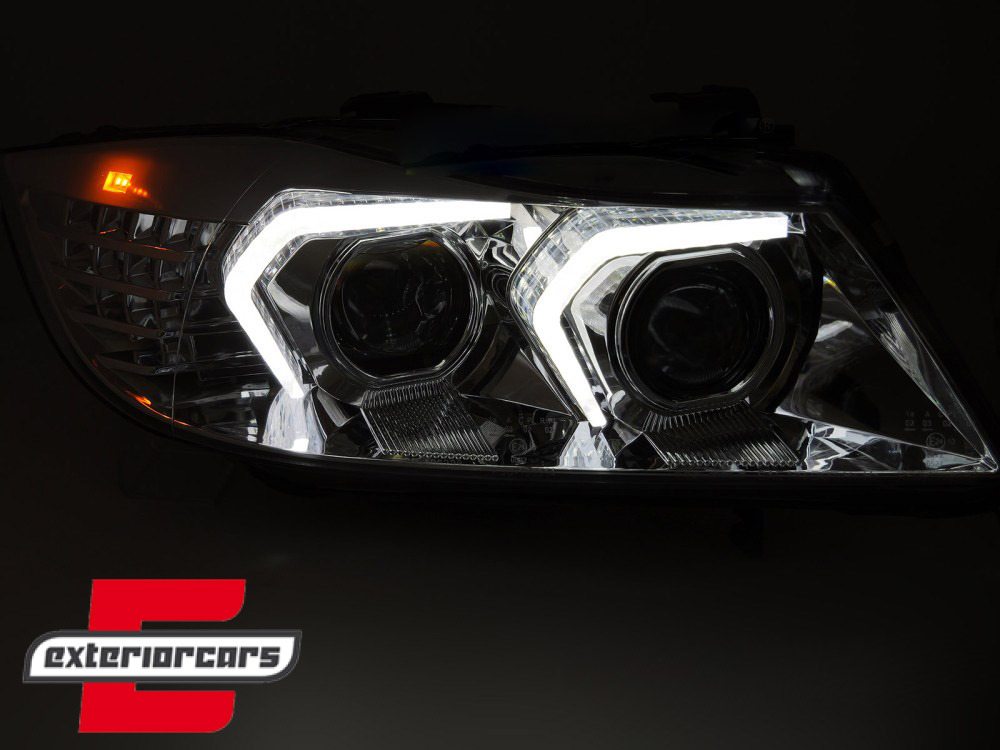 Full LED prednja svjetla (chrome) / BMW serije 3 E90 limuzina E91 karavan (03.2005-08.2008) - Slika 3