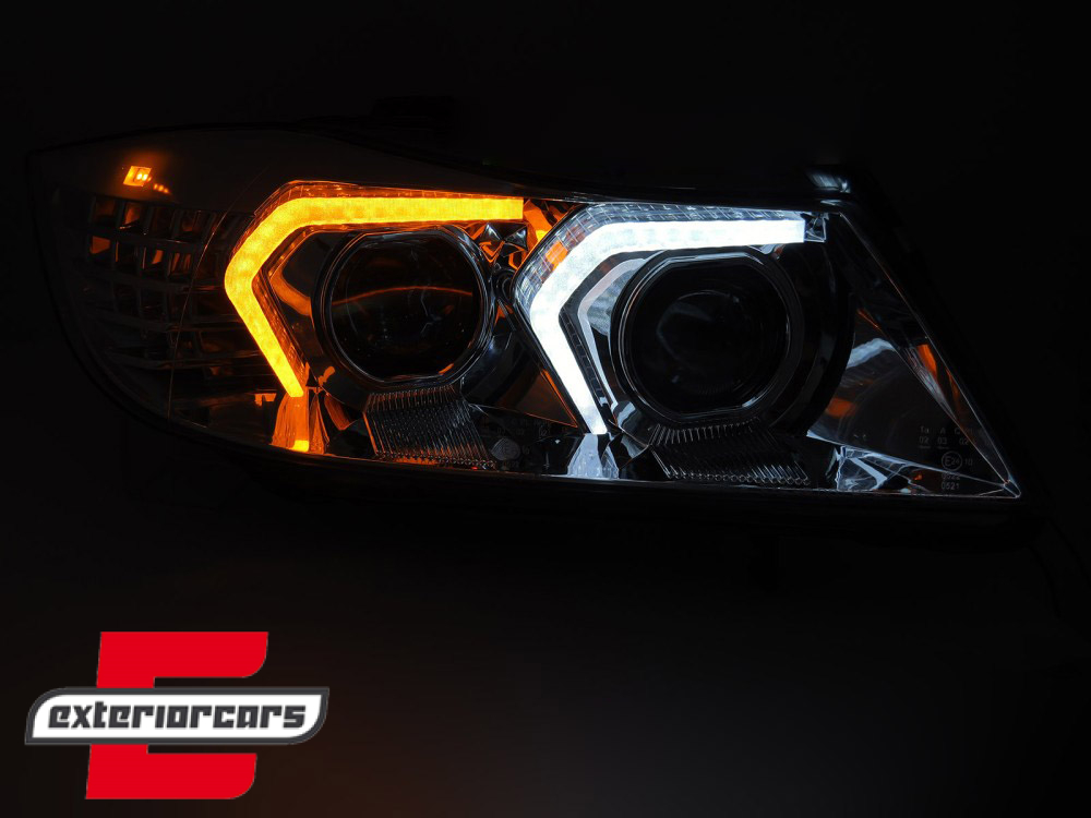 Full LED prednja svjetla (chrome) / BMW serije 3 E90 limuzina E91 karavan (03.2005-08.2008) - Slika 5