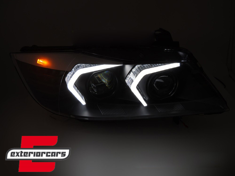 Full LED prednja svjetla (crna) / BMW serije 3 E90 limuzina E91 karavan (03.2005-08.2008) - Slika 3